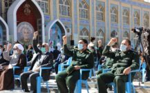 مراسم گرامیداشت پیروزی انقلاب اسلامی در جوار سید شهدای مقاومت