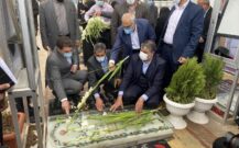 وزیر راه و شهرسازی به مقام شامخ شهید سلیمانی و شهدای دیار کریمان ادای احترام کرد