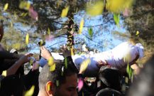 سنگ تمام کرمانی ها و تشییع باشکوه شهدای گمنام بر دوش مردم دیار کریمان