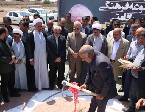 زاهدی در مراسم کلنگ زنی ساخت مجموعه فرهنگی، مذهبی و اقامتی سیدالشهدای مقاومت:لزوم تدوین سند مهندسی فرهنگی استان