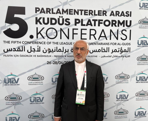 زاهدی نماینده جمهوری اسلامی ایران در اجلاس بین‌المجالس قدس در ترکیه:قطع روابط تجاری و سیاسی کشورهای با رژیم صهیونیستی