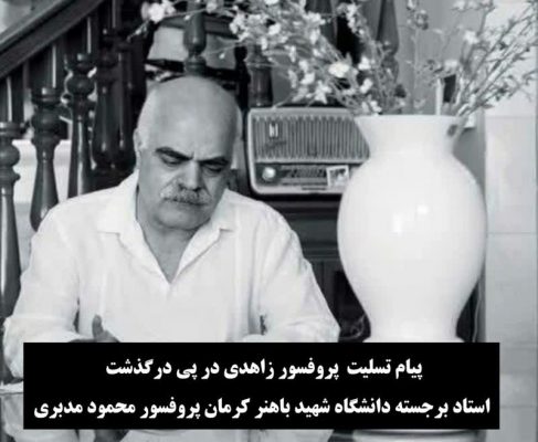 پیام تسلیت نماینده مردم کرمان و راور در پی درگذشت استاد برجسته دانشگاه شهید باهنر کرمان